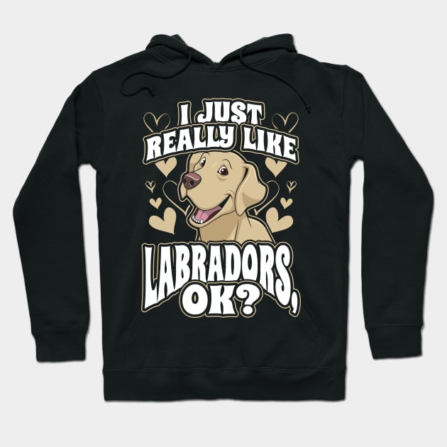 I just really like labradors ok Hoodie by aneisha